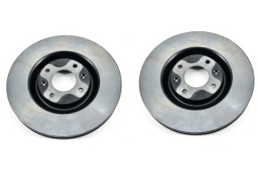 Kit 2 front ventilated discs