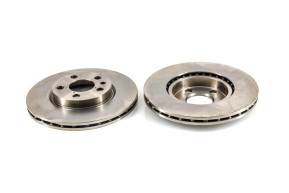 Kit 2 front ventilated discs