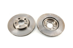 Kit 2 front ventilated discs