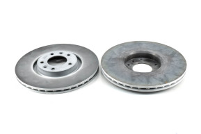 Kit 2 ventilated rear brake discs