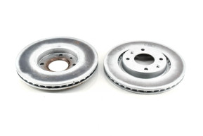 Kit 2 front ventilated discs