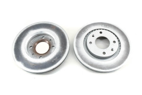 Kit 2 front ventilated discs