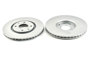 Kit 2 front ventilated discs