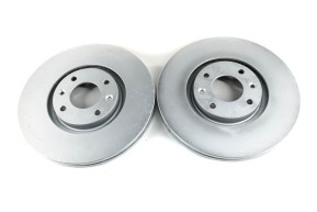 Kit 2 front ventilated discs