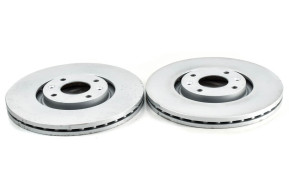 Kit 2 front ventilated discs