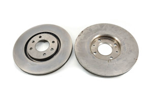 Kit 2 front ventilated discs