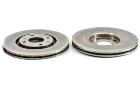 Kit 2 front ventilated discs