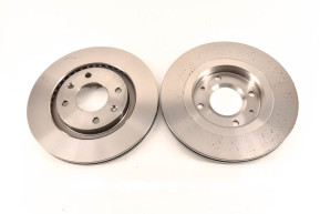 Kit 2 front ventilated discs