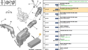 Filtering element air filter