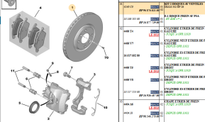 Kit 2 front ventilated discs