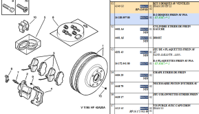 Kit 2 front ventilated discs