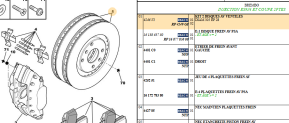 Kit 2 front ventilated discs