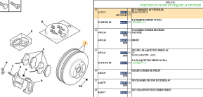 Kit 2 front ventilated discs