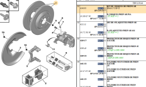 Kit 2 rear brake discs