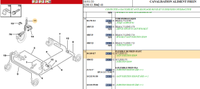 Front brake hose length 355 mm