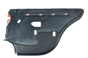 Rear left door trim panel