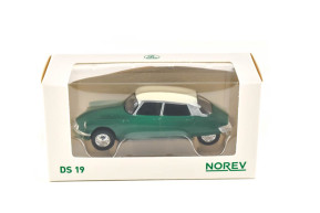 1/58 ds 19 blanche toit vert 1958 norev