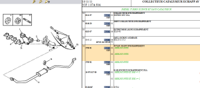Tuyau avant d'echappement