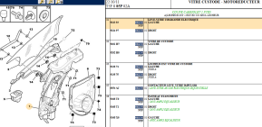 Left electric window regulator