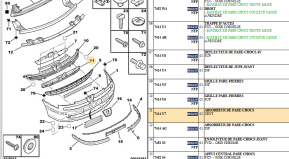 Central front bumper absorber