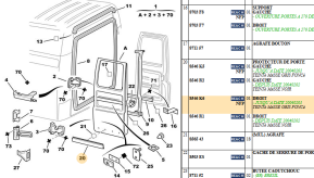 Left rear door protector