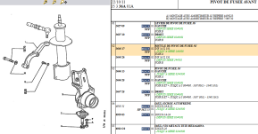 Lower front knuckle ball joint