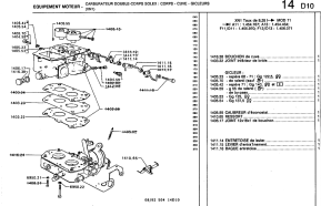 Carburetor drive lever