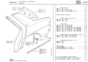 Right rear door entry foot