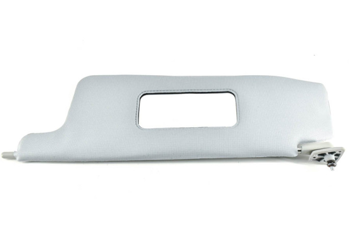 Light gray sun visor with...