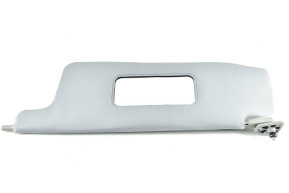 Light gray sun visor with mirror