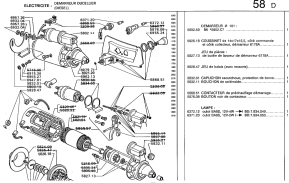 Launcher stop parts set