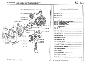 Alternator diode support