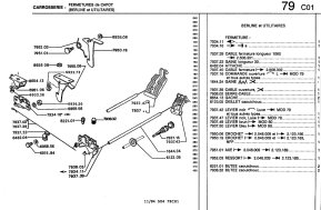 Blue lever 7380