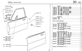 Left front fob cover