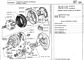 Rear bearing ring