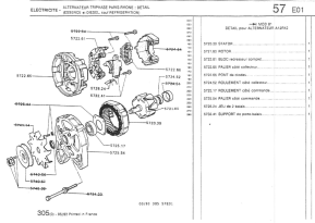 Alternator diode bridge