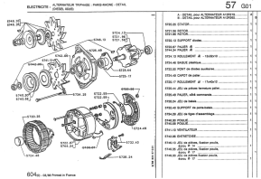 Diode support assembly