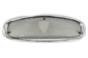 Grille with badge