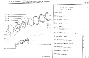 Reverse clutch disc