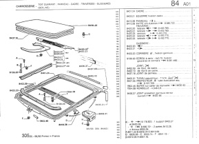 Sunroof frame fixing bracket