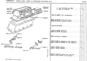 Upper flap control cam