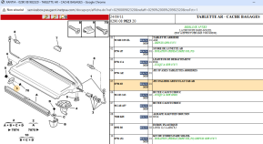 Rear shelf joint bearing clearance