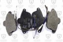 Set of 4 front brake pads