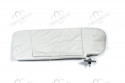 Sun visor d white with pocket