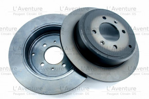 Kit 2 rear brake discs