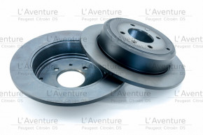 Kit 2 rear brake discs