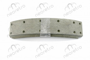 Set of 4 rear brake linings