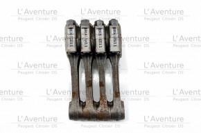 Set of 4 engine connecting rod