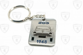 Porte-clés Peugeot 203, en étain 1/112e