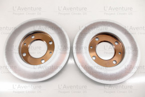 Kit 2 rear brake discs